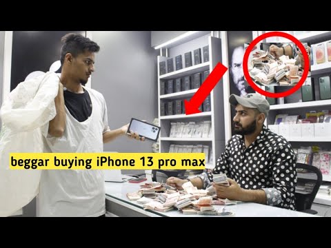 Beggar Buying Iphone 13 Pro Max Prank- Rich Beggar @BobbyButt - YouTube