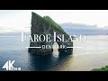 FLYING OVER FOROE ISLAND (4K UHD) - Relaxing Music Along With Beautiful Nature Videos - 4K Video HD