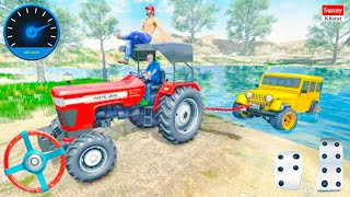 Drive Tractor For Pull Car From Mud In Pulling Offroad Driver Android GamePlay screenshot 3