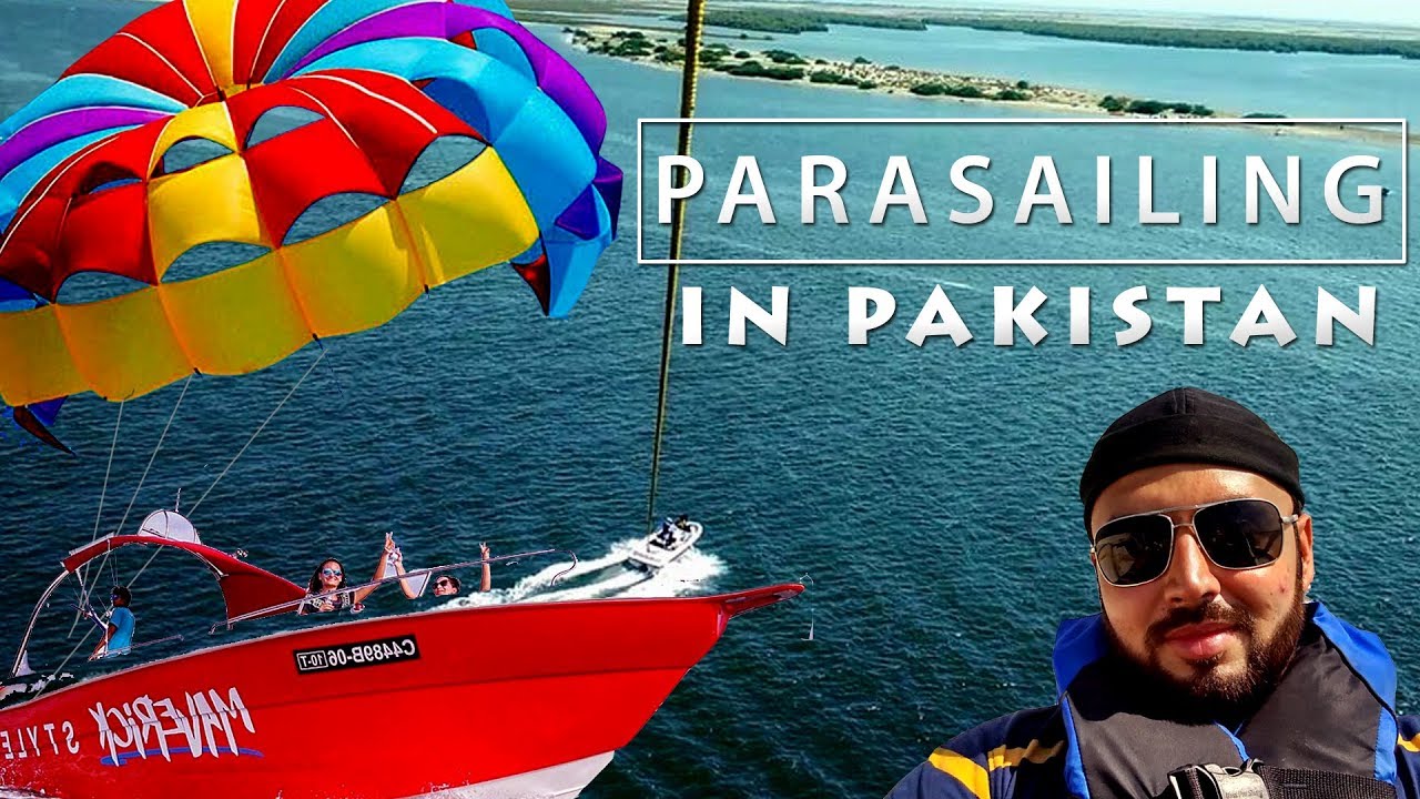 Parasailing in Pakistan ||Sky Sports ||  Karachi || Bundle Island || The Documentary
