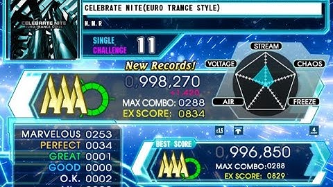 [DDR A20] CELEBRATE NITE (EURO TRANCE STYLE) CHALLANGE SINGLE