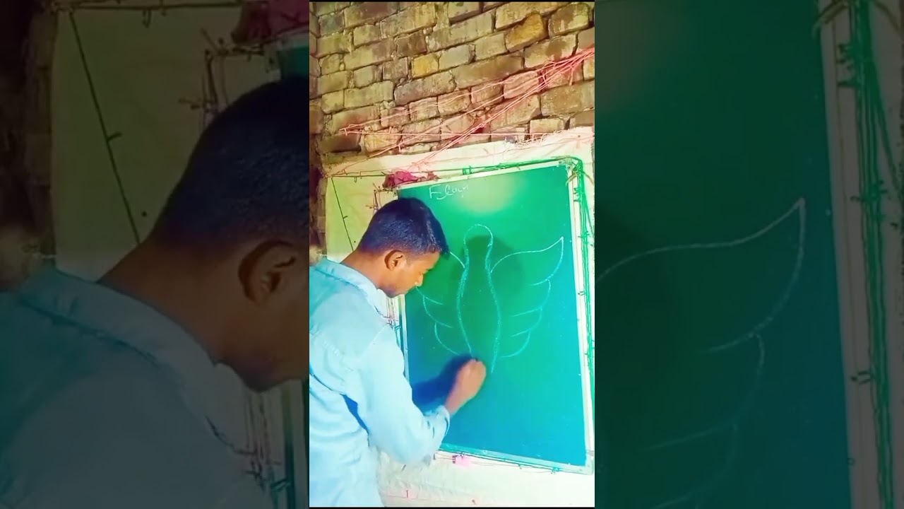 How to draw Bird🇮🇳 drawing flag video 