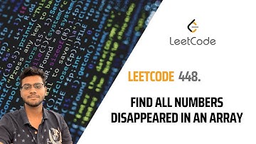 448. Find All Numbers Disappeared in an Array (Leetcode solution)
