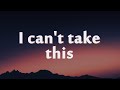 Serious Dan - I Can't Take This (Lyrics)
