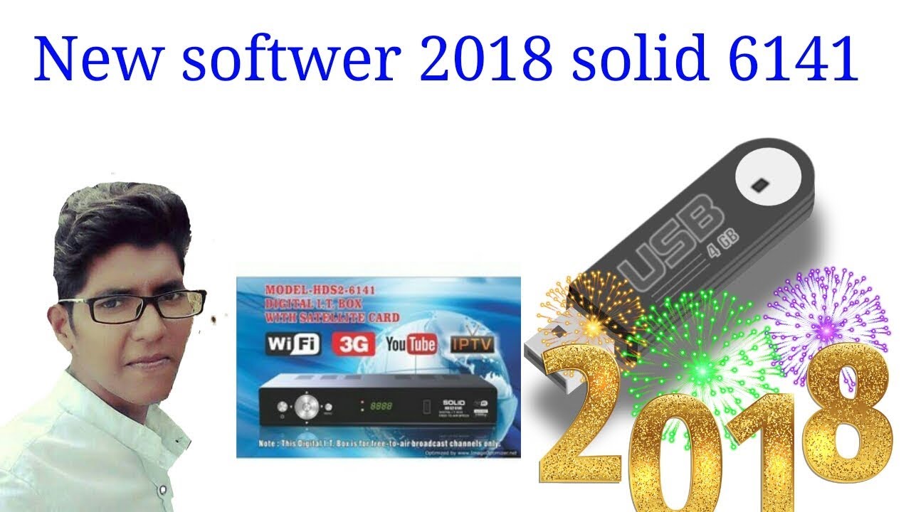 New softwer 2018 solid 6141 setobox