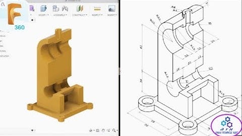 Autodesk Fusion 360: Basic 3d model 3 Complete modeling with dimensions