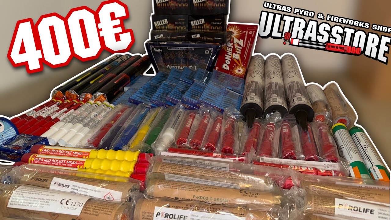 XXL Ultrasstore Unboxing 2025 | 400€ Feuerwerk Bestellung