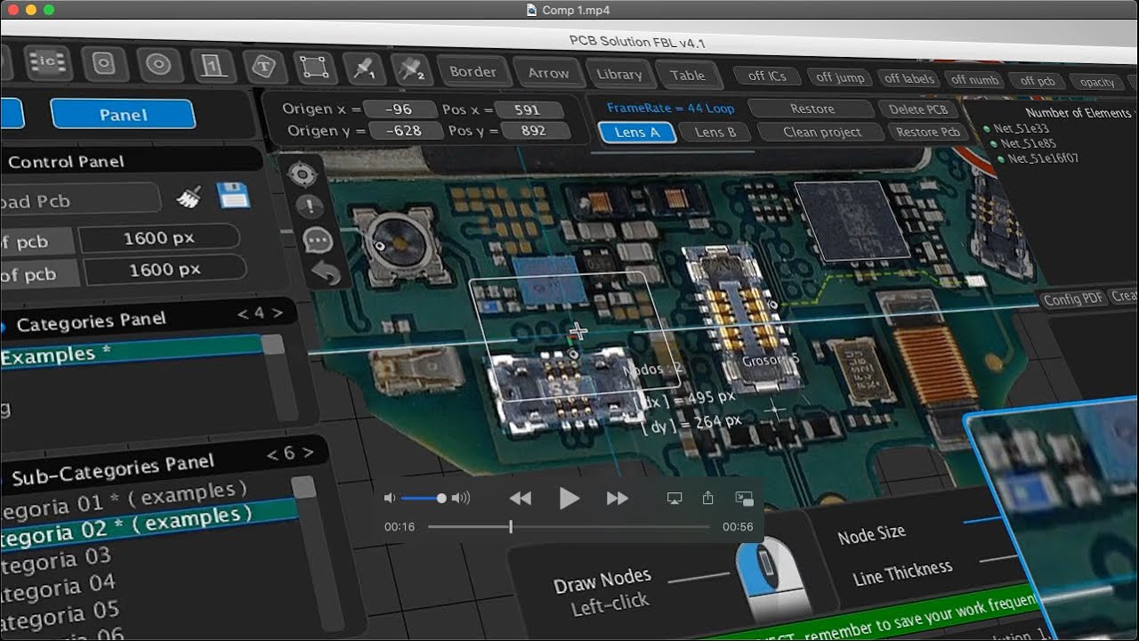 PCB Solution FBL V4.1 :  Documentando Circuito smartWatch