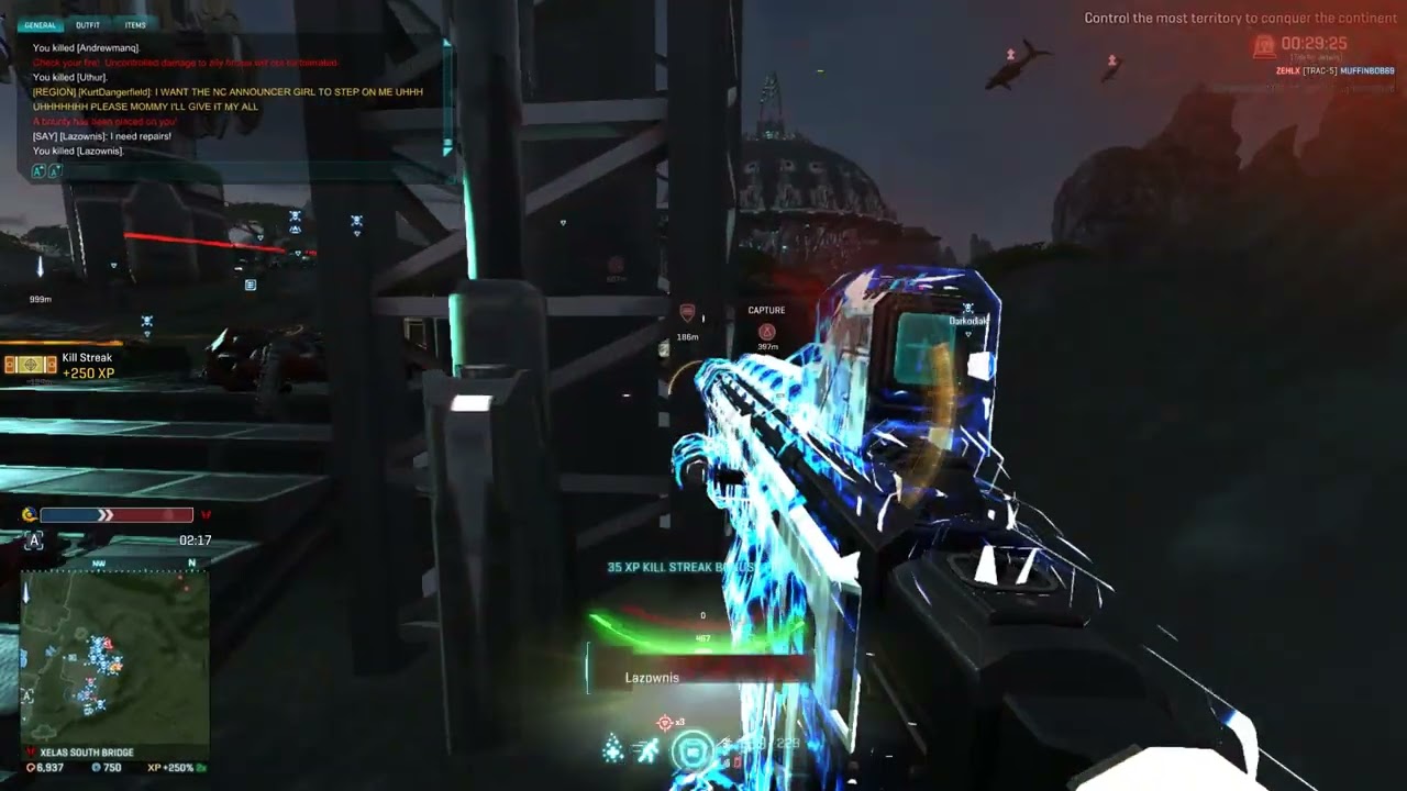 TR does a max crash (Planetside 2)