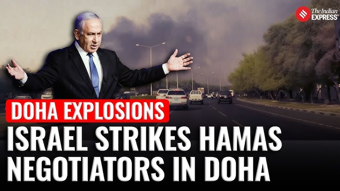 Doha Explosions: Israel Targets Hamas Leaders in Qatar; Trump Reportedly  Approved Strike - YouTube