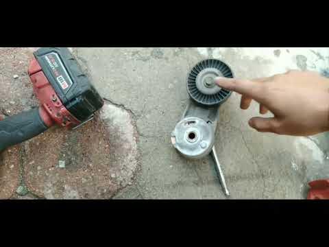 chevy "HHR" Serpentine belt" and tensioner replacement" - YouTube