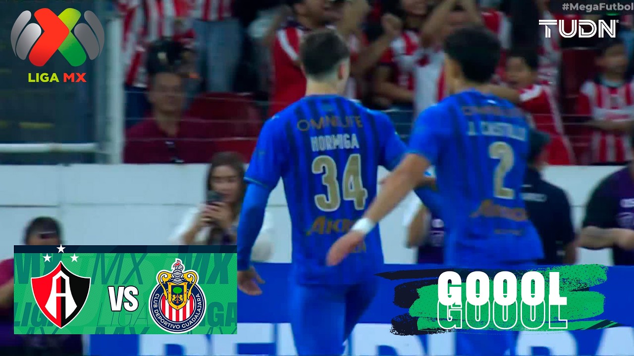¡GOOOOL DE LAS CHIVAS! Atlas vs Chivas | Liga MX - Jornada 10 Clausura ...