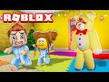 SOMOS BEBES y el OSO ASESINO de PIGGY nos ATACA | Cerso roblox