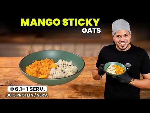 Mango Sticky Oats — 30g Protein Breakfast Bowl