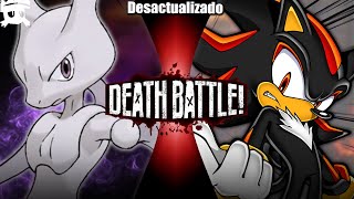 Mewtwo Vs Shadow Death Battle Sub Español Pokémon Vs Sonic The Hedgehog