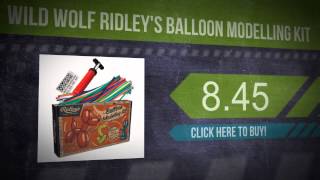 Wild Wolf Ridleys Balloon Modelling Kit
