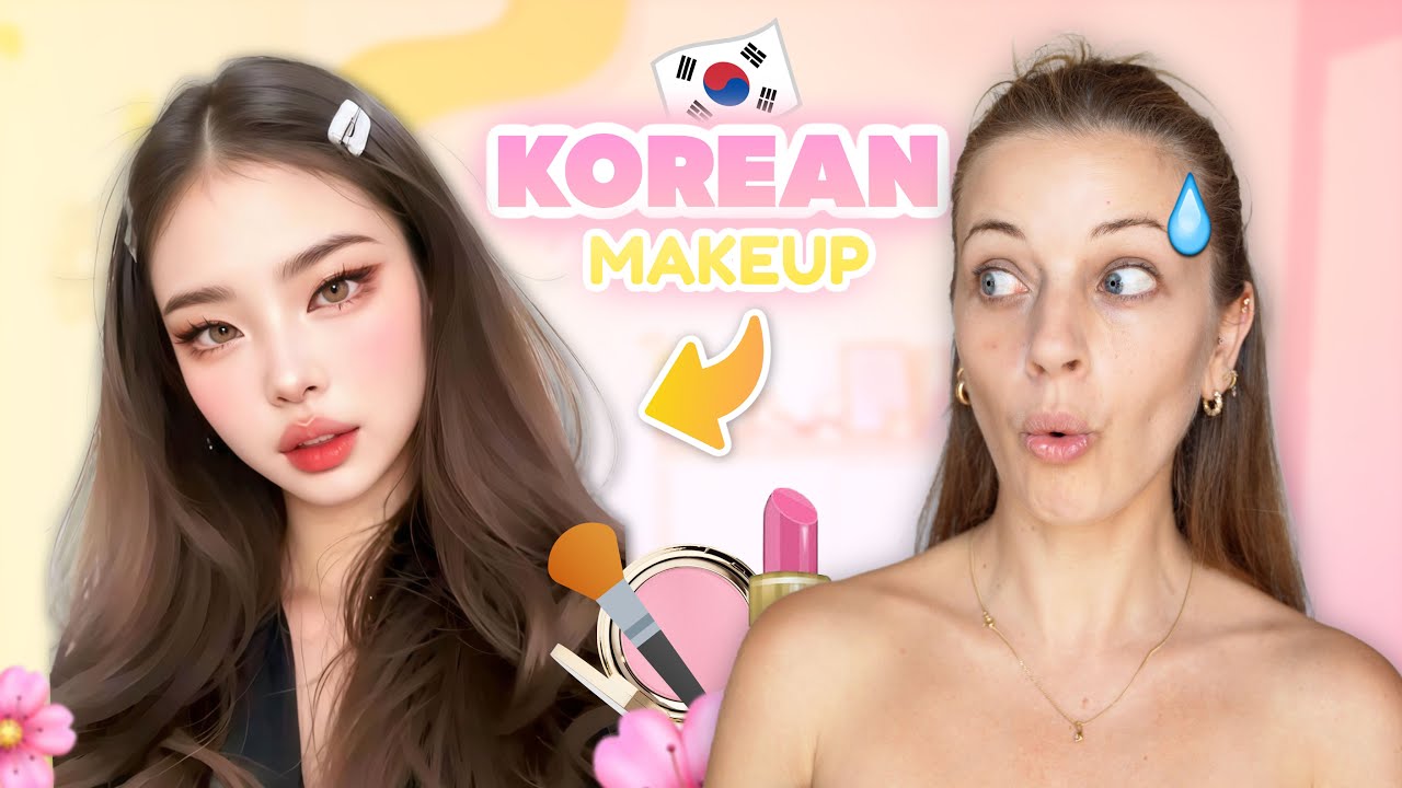 Je TESTE les techniques d'un MAKE-UP CORÉEN