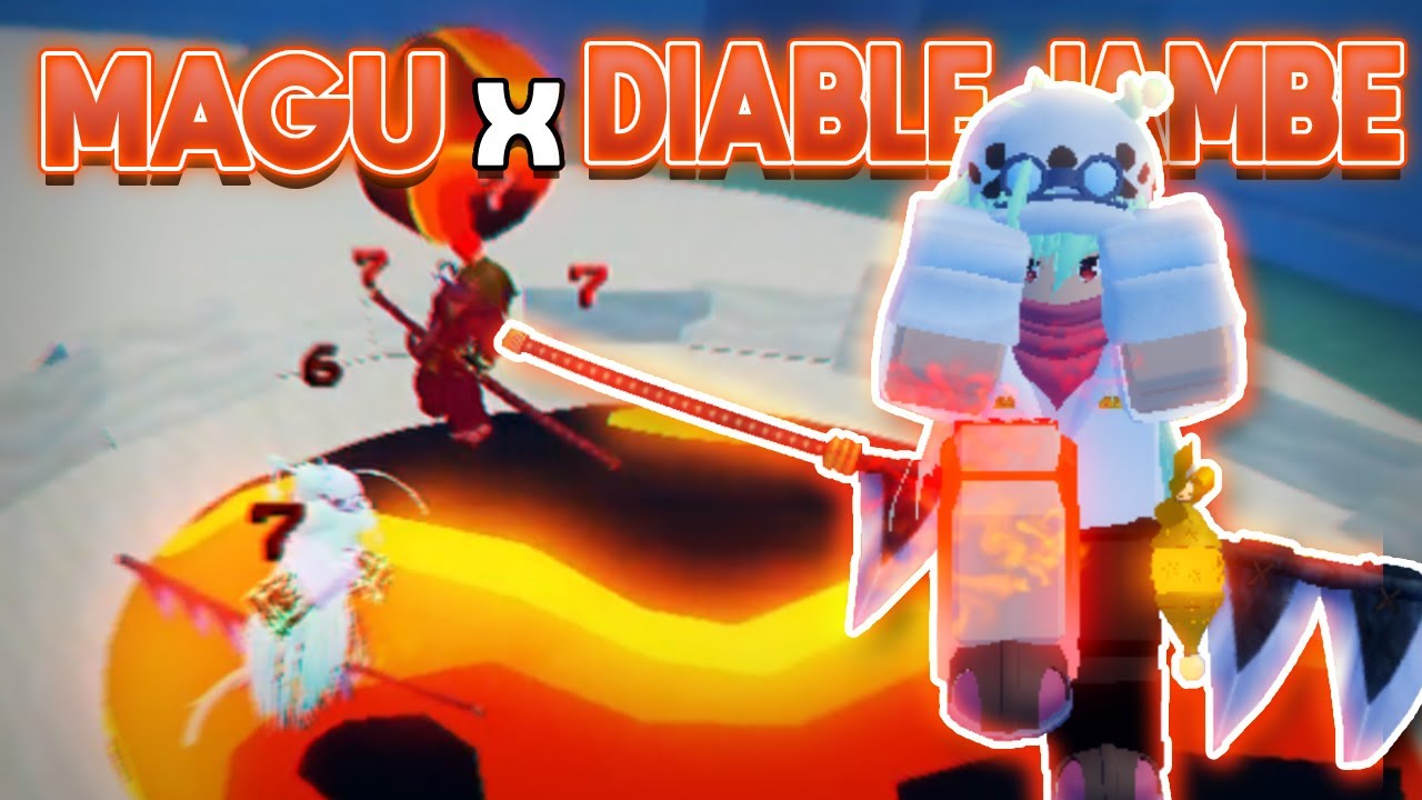 [GPO] This Magu Build Is Outrageous In Pvp... Magu x Diable Jambe x