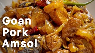 Easy Goan Pork Amsol | Pork Solantulem