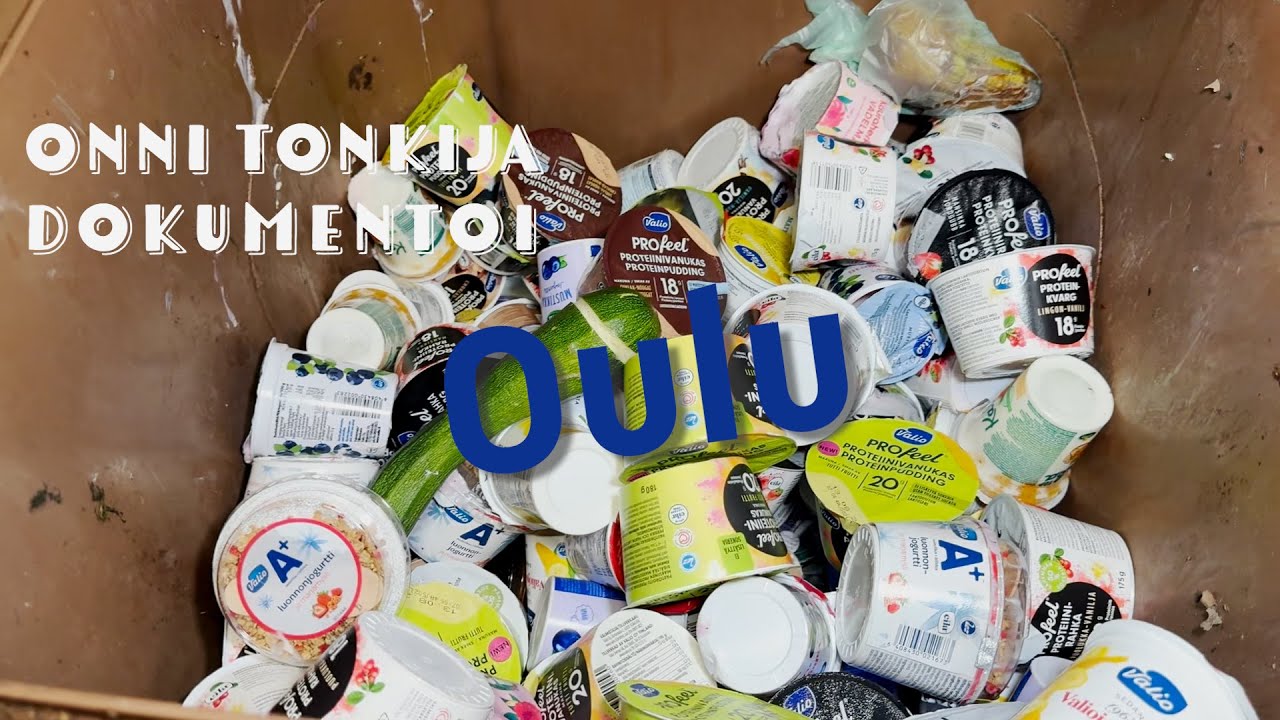 Dyykkaus Oulussa – kauppa oli tyhjentänyt kylmähyllynsä roskikseen