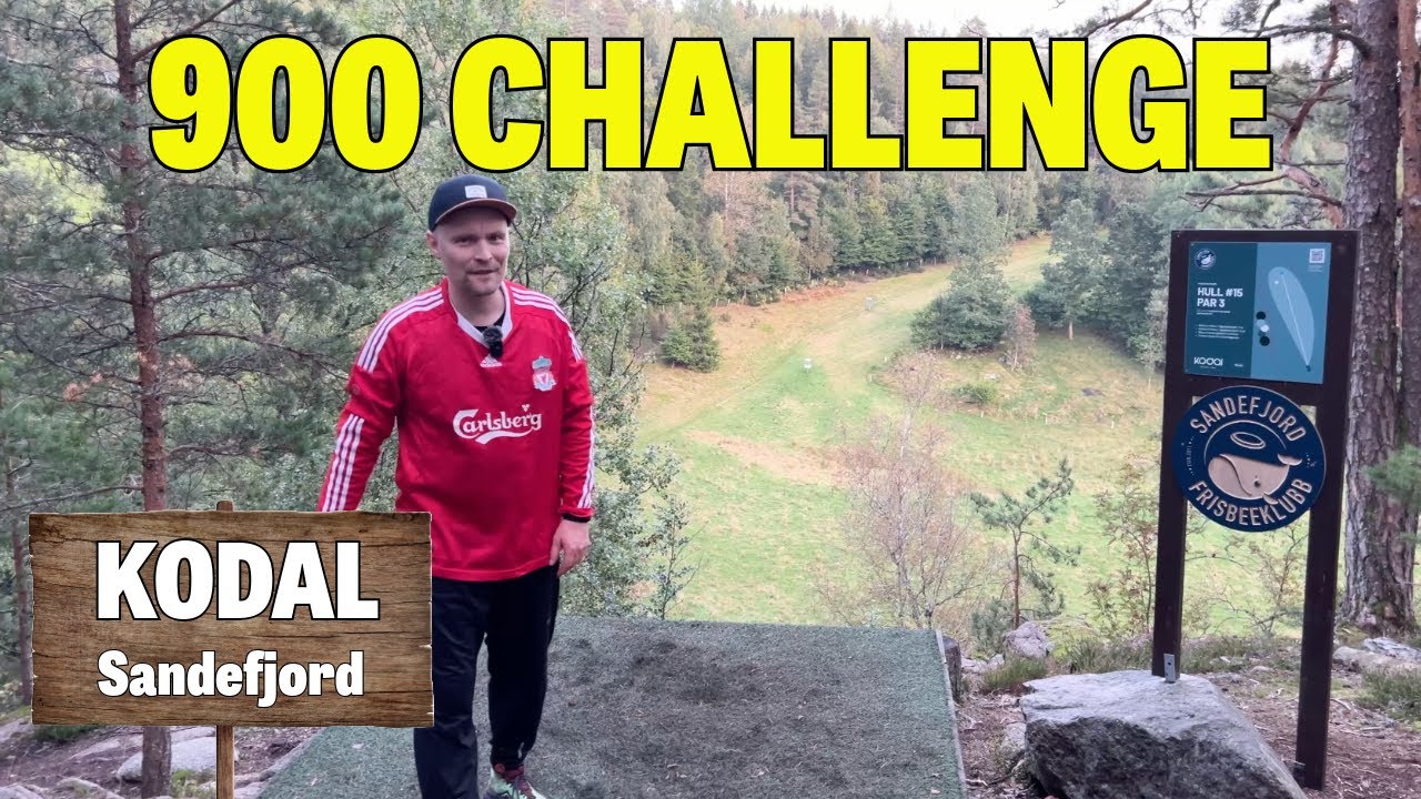 Discgolf i Kodal . 900 challenge