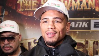 Jamaine Ortiz Immediate Reaction to getting ROBBED vs Teofimo Lopez • Post Fight