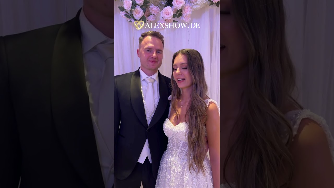 Videobewertung vom glücklichen Paar über den Hochzeitsmoderator Danny✨