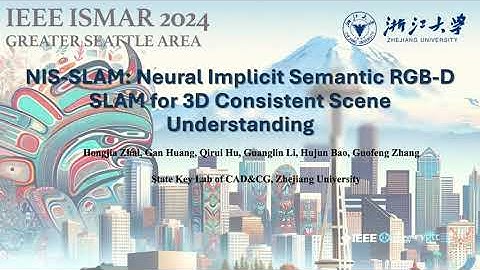 2024 ISMAR-TVCG: NIS-SLAM: Neural Implicit Semantic RGB-D SLAM for 3D Consistent Scene Understanding