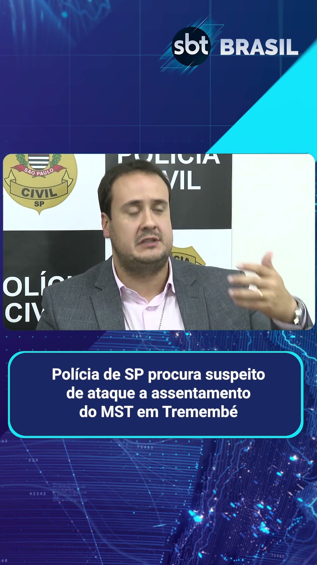 Polícia segue procurando o suspeito de ataque em assentamento do MST | SBT Brasil (13/01/25)