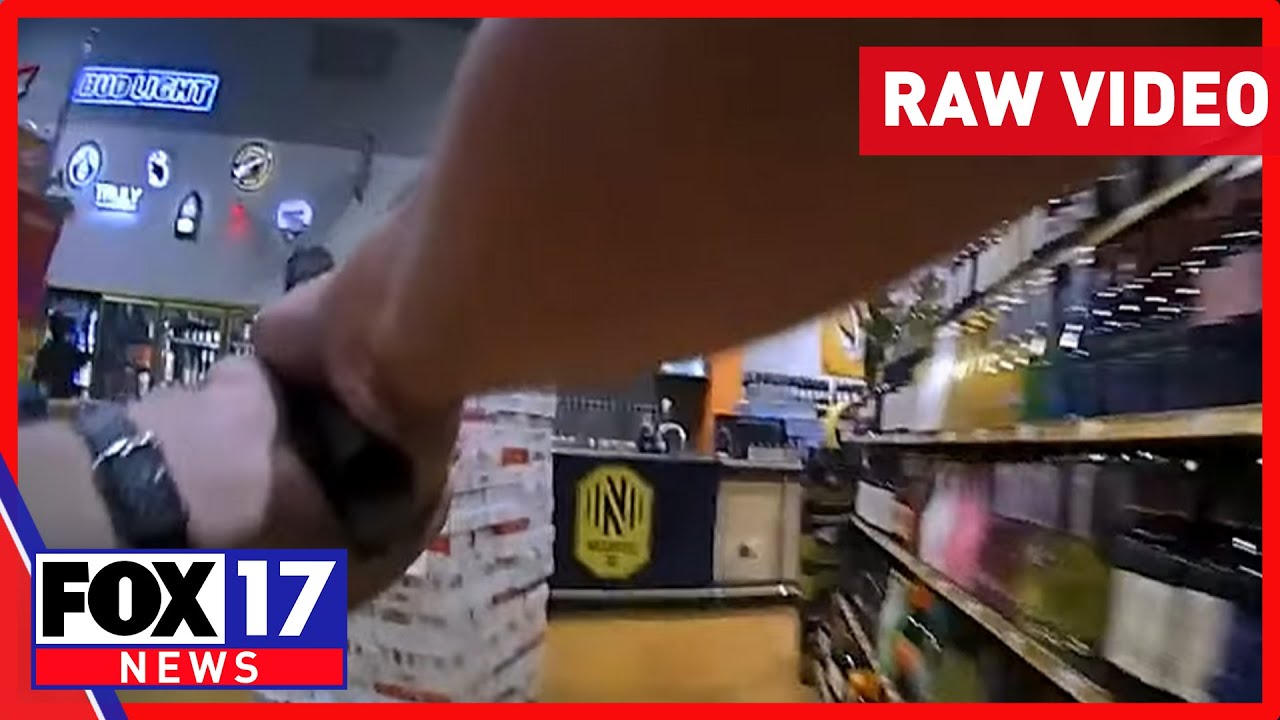 Body cam video - Frugal MacDoogal liquor store Robert Meek shooting Nashville