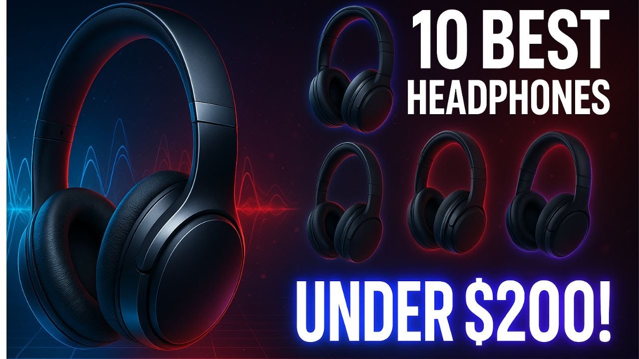 10 Best Over-Ear Wireless Headphones Under $200 (2025) — Beats, Sony, Bose & More!