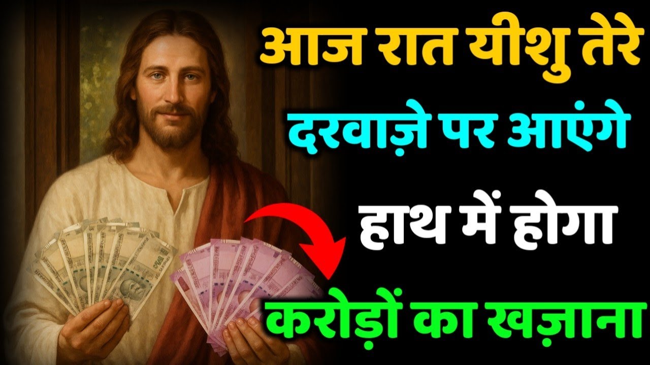 ✅ आज रात यीशु तेरे दरवाज़े पर आएंगे – हाथ में होगा करोड़ों का खज़ाना Today Universe Massage 