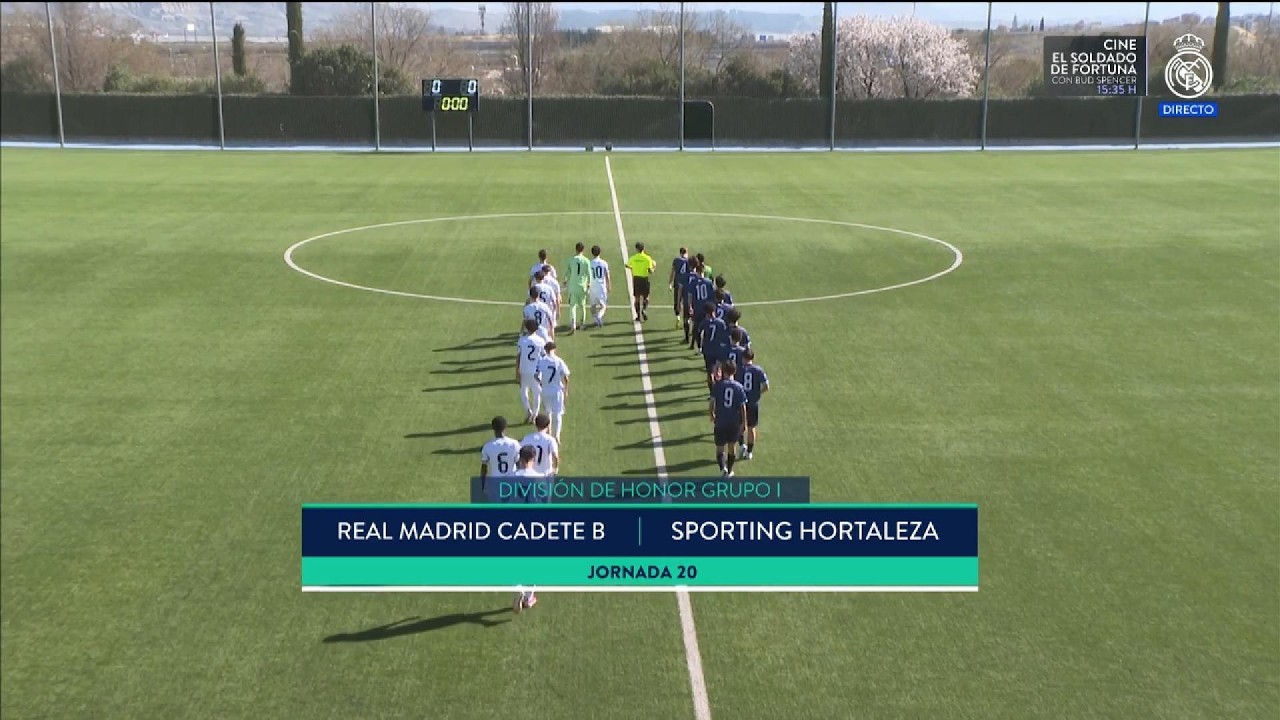 Real Madrid Cadete B - Sporting Hortaleza (J20 - División de Honor Cadete) - RMTV