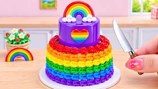 Ultimate Rainbow Purple Cake Recipe Amazing Rainbow Chocolate Cake Decorating