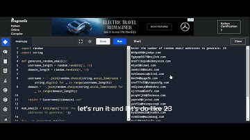 How to code a random email generator.