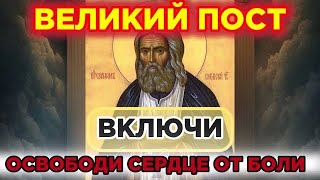 ВЕЛИКИЙ ПОСТ ВКЛЮЧИ ЧИН ЕВАНГЕЛИЯ, ОСВОБОДИ СЕРДЦЕ ОТ БОЛИ. Исцеление