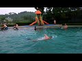 Boboy Renang Bareng Mama, Papa, Kakak