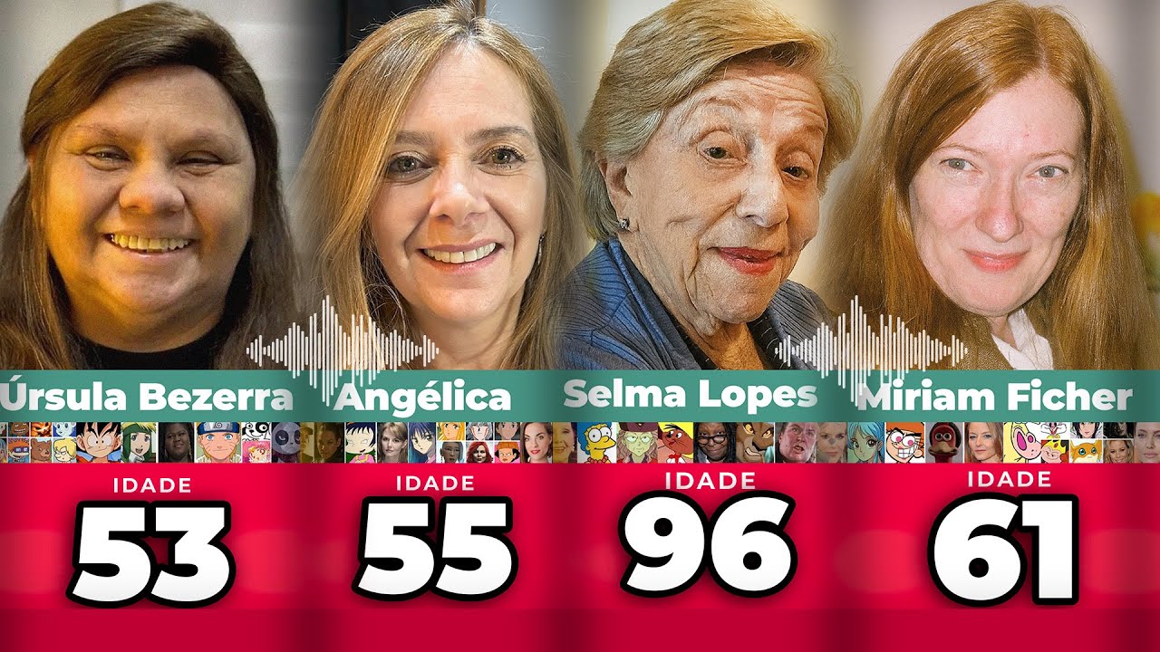 73 Dubladoras Femininas mais famosas do Brasil (1950-2025) | Veteranas na Ativa