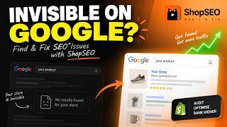 ShopSEOInvisible Your Shopify Store Is INVISIBLE on Google! 😱 Here's How to Fix It Google