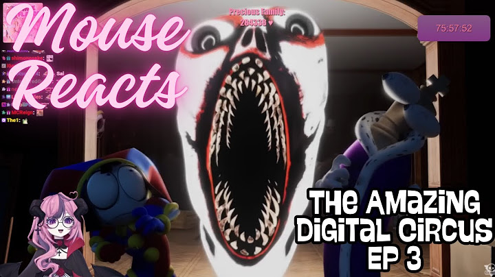 Ironmouse Reacts to The Amazing Digital Circus Ep 3: The Mystery of Mildenhall Manor