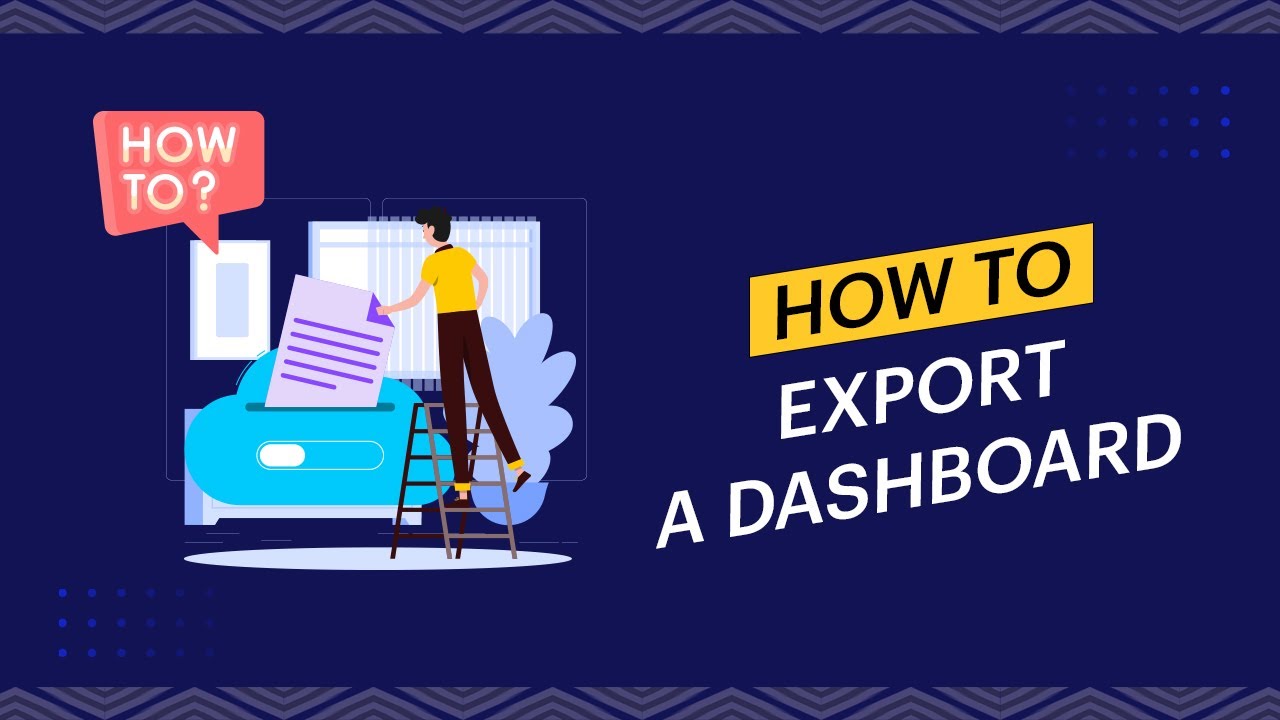 How to Export a dashboard - YouTube