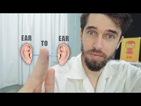 Limpando as Orelhas com Água e Haste Flexível - ASMR EAR TO EAR 💤