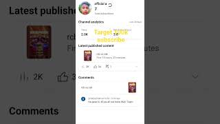 Target 100k subscribe