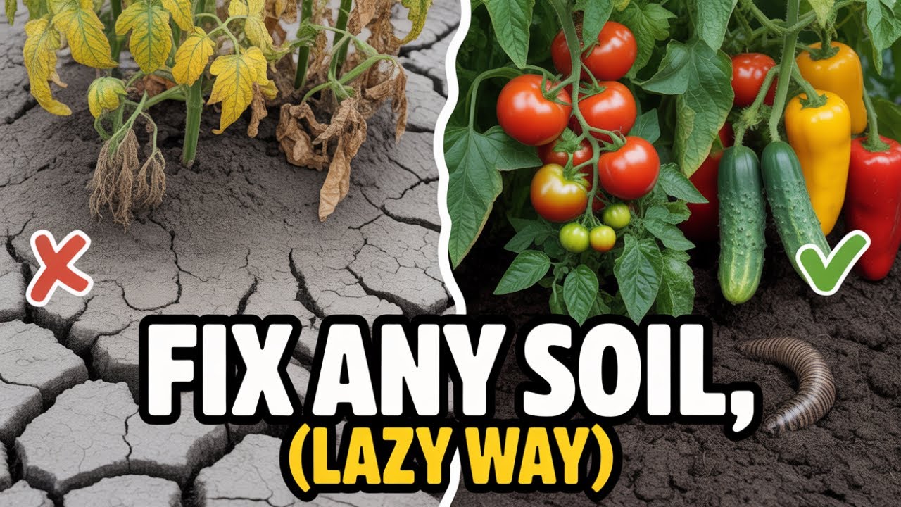 Fix Your Soil with Just 6 Ingredients (The Lazy Way)