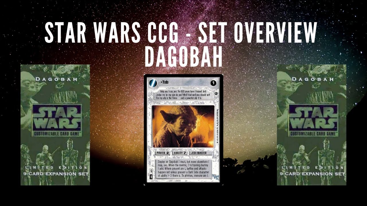 Star Wars CCG Set Overview - Dagobah! - YouTube
