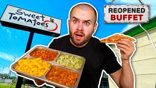 Eating at the Buffet that went Bankrupt... Sweet Tomatoes for 24 HOURS