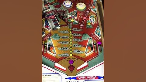 Big Brave Pinball Review & Gameplay - 7.375 - Gottlieb Pinball