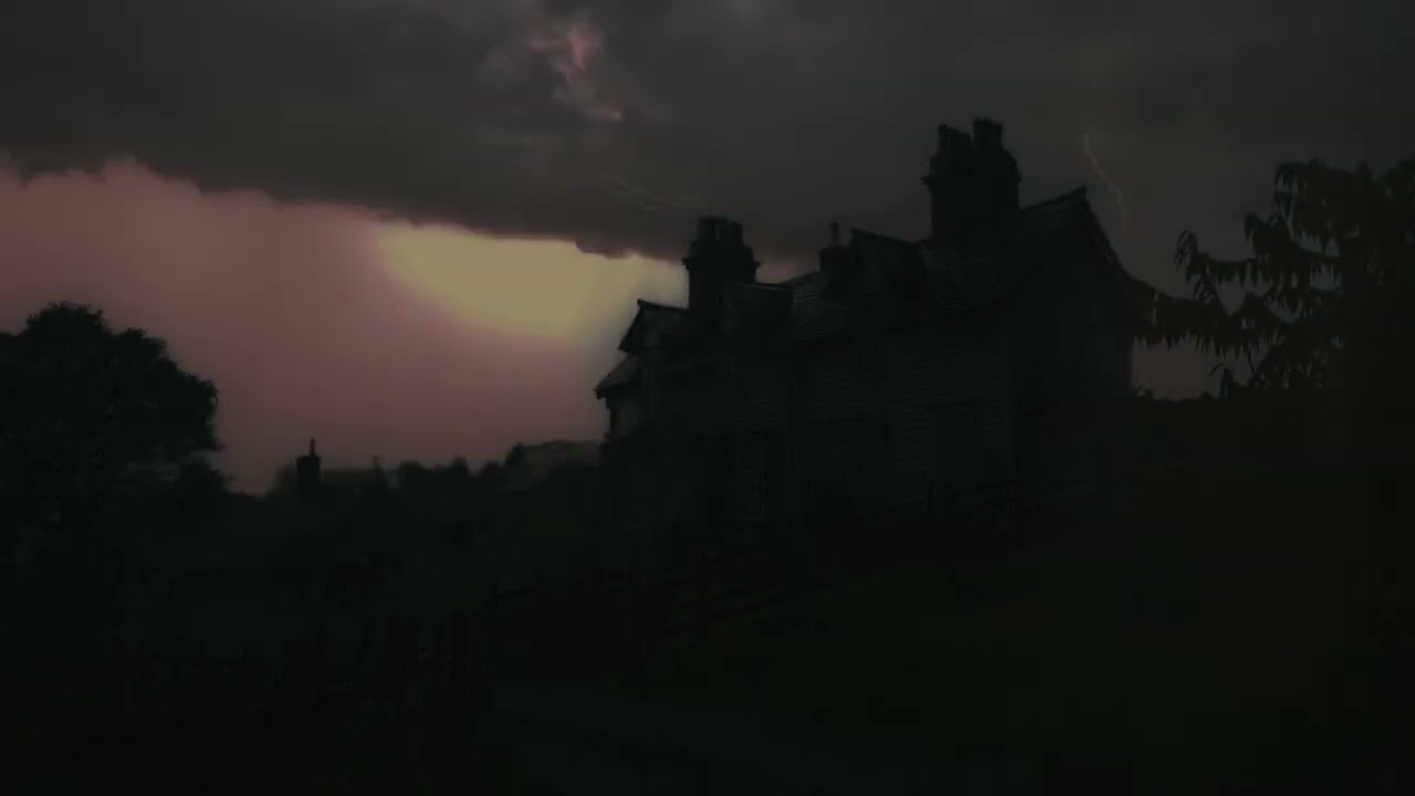 Lightning Flashing on Horizon | Deep Thunders in Clouds | Calm Before the Storm Ambience