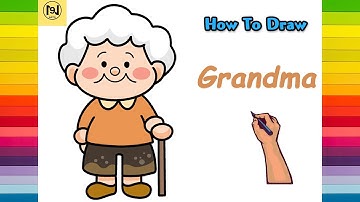 How to Draw Grandma Easy Step by Step