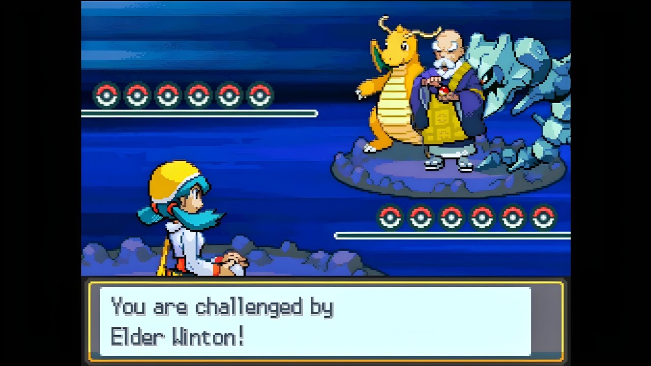 Pokemon Soothing Silver — Старейшина Уинтон @ ???, квест «Помощник Дуба», часть 1 (после игры, сл...